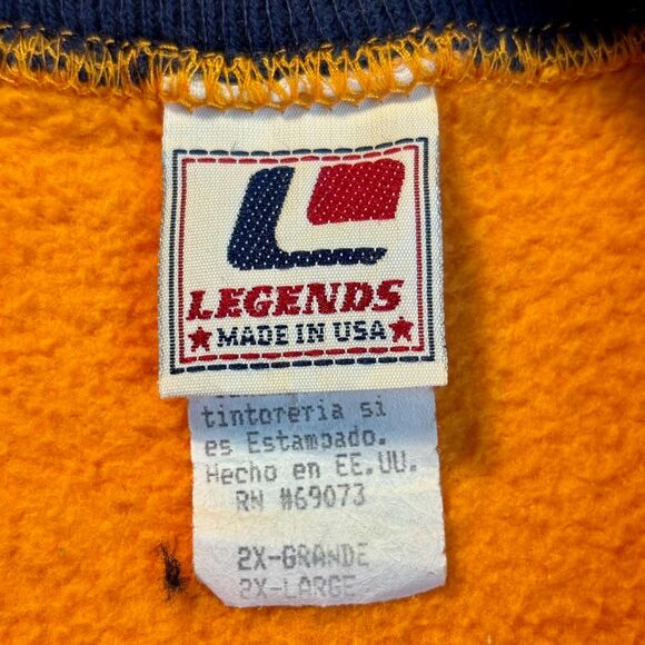 Vintage 90s LEGENDS Tennessee Volunteers Sweatshirt UT Vols Made in USA NCAA SEC - Picture 4 of 6